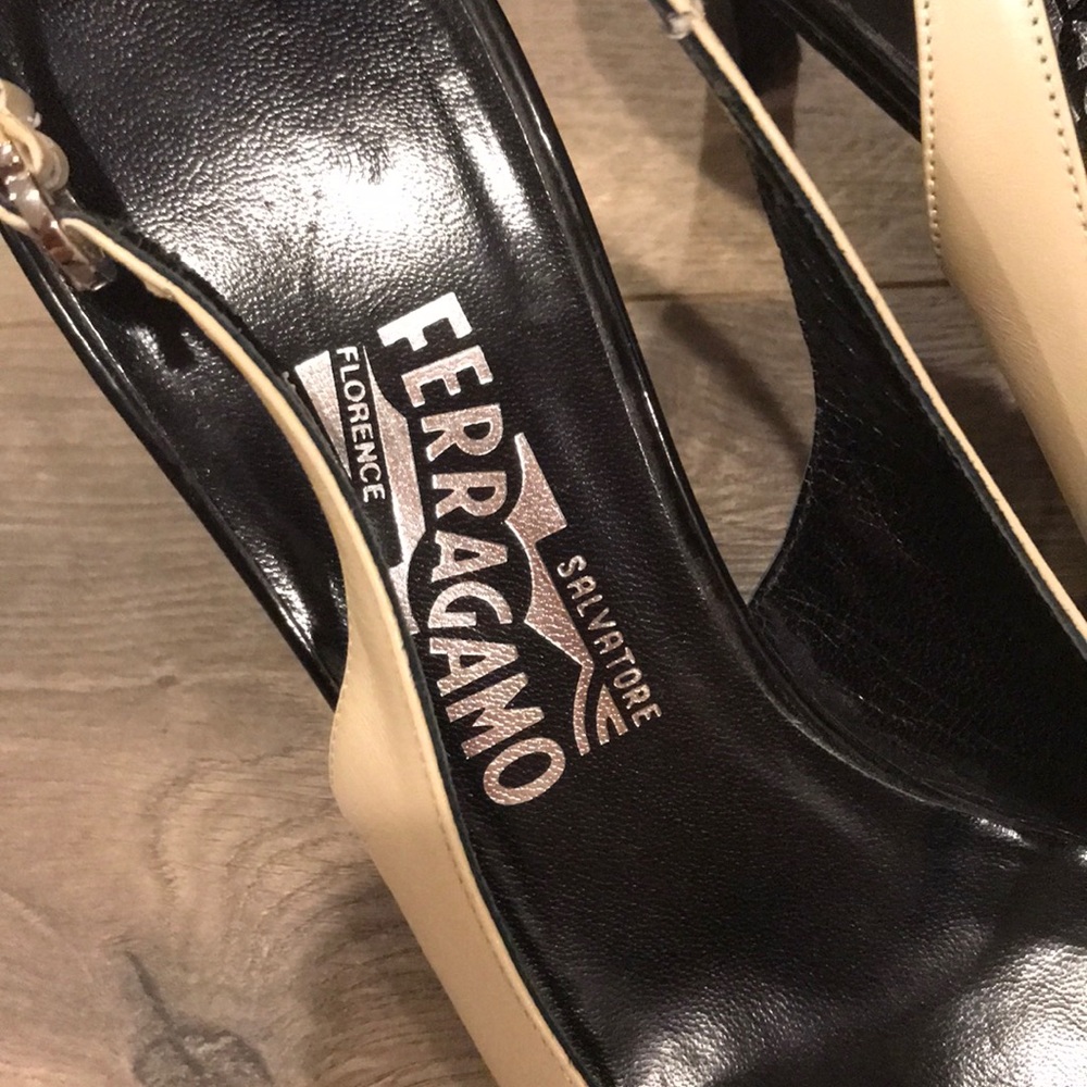 Salvatore Ferragamo Slingback Heels Size 9 - Picture 3 of 6